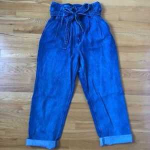 Abercrombie Blue Paperbag Jeans